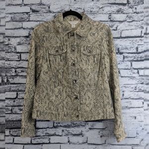 LAST CHANCE Christopher & Banks denim jacket